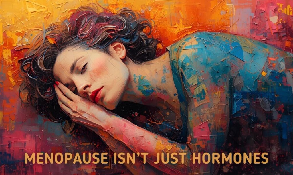 Menopause symptoms explained through a root-cause functional medicine approach including stress, mineral depletion, estrogen imbalance, and nervous system health